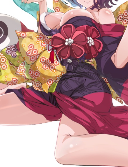 FGO葛飾北斎ちゃん着物アクリルキーホルダー 70×70(mm)