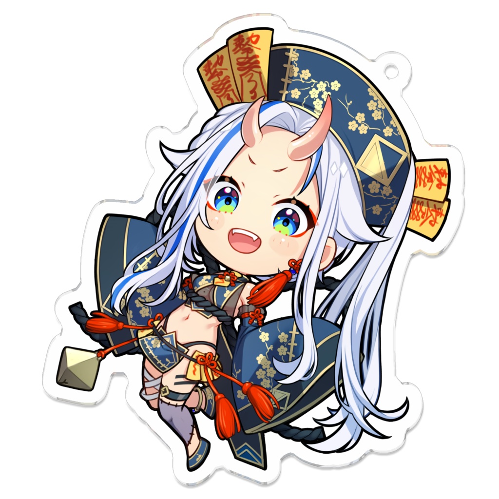 【北爪くみん】キョンシー:片面アクリルキーホルダー