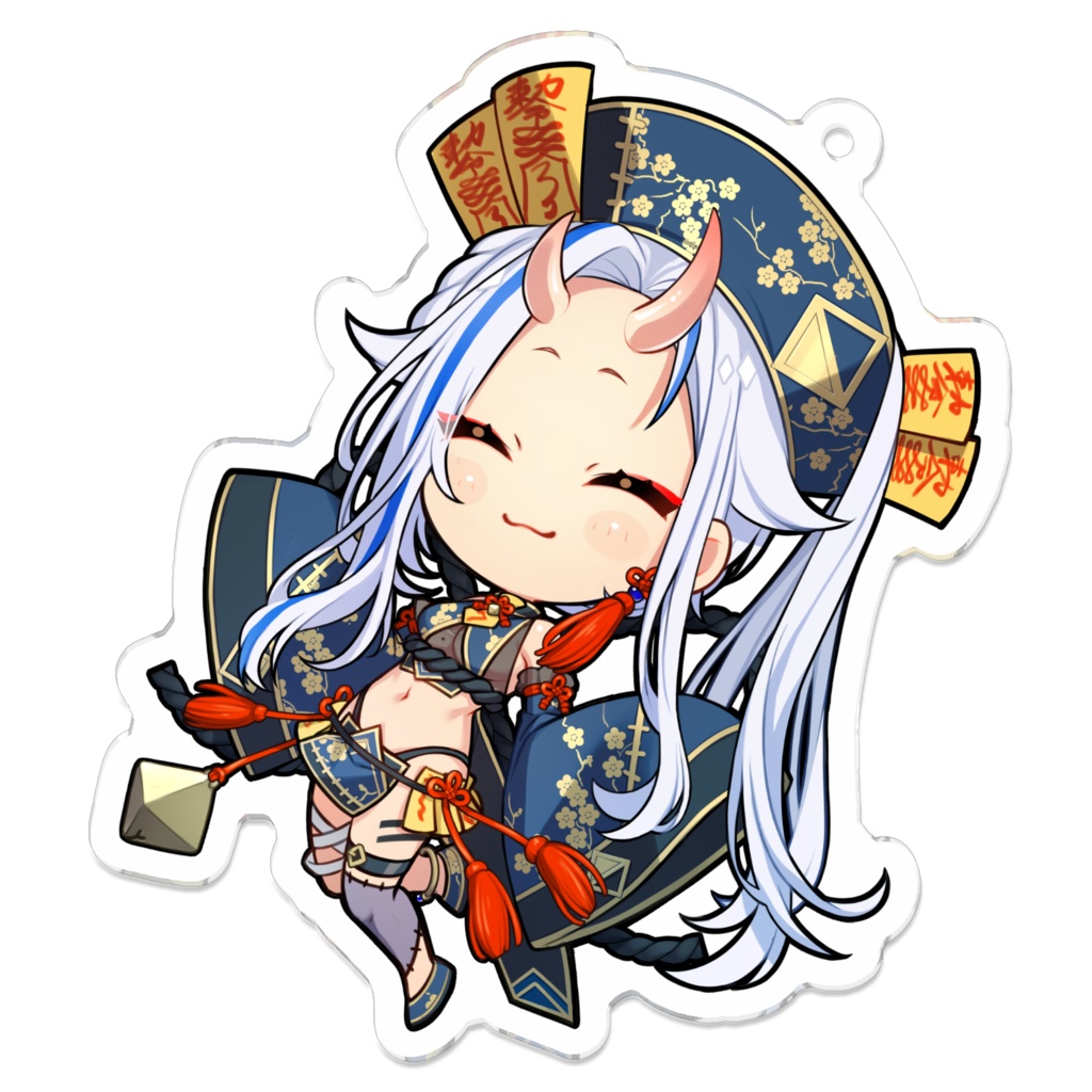 【北爪くみん】キョンシー:片面アクリルキーホルダー