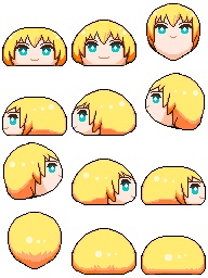 【ピクスク用アバター】まんじゅうアイゼン