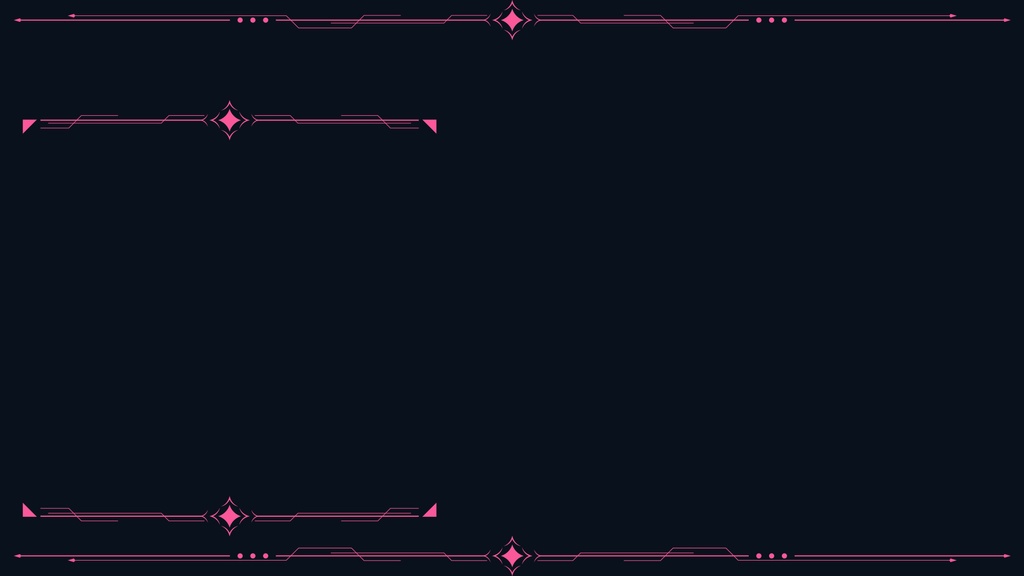 【フリー素材】サイバーチックな雑談配信素材【VTuber素材】