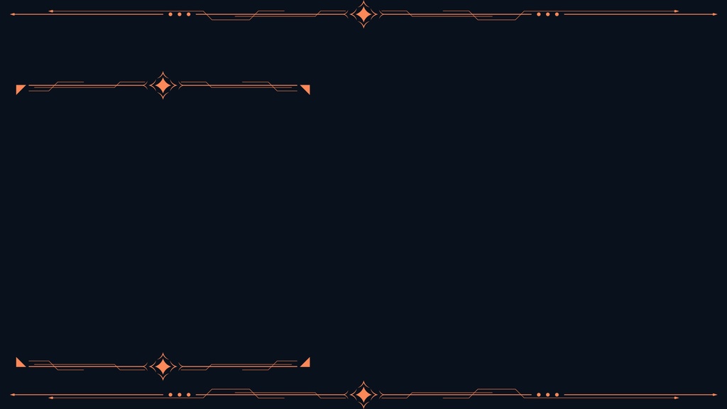 【フリー素材】サイバーチックな雑談配信素材【VTuber素材】