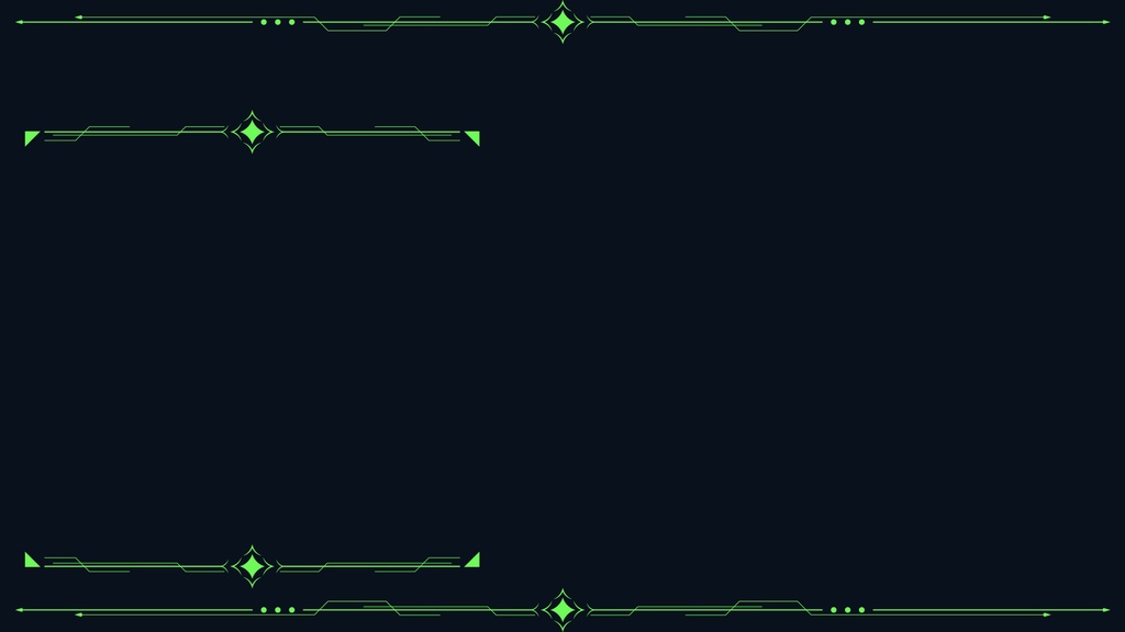 【フリー素材】サイバーチックな雑談配信素材【VTuber素材】