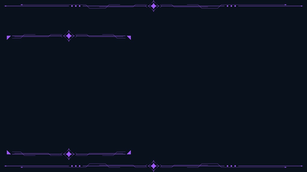 【フリー素材】サイバーチックな雑談配信素材【VTuber素材】