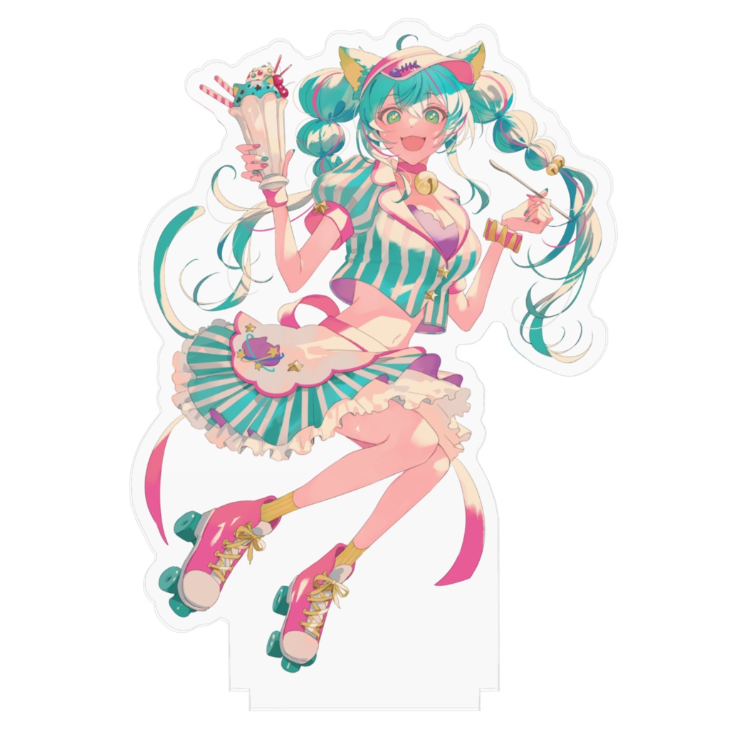 再販【誕生日記念】猫星ミント アクリルスタンド