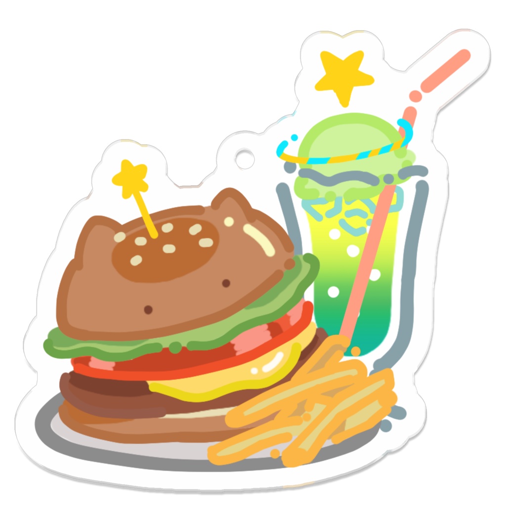 猫星ミント アクリルキーホルダー(全4種)