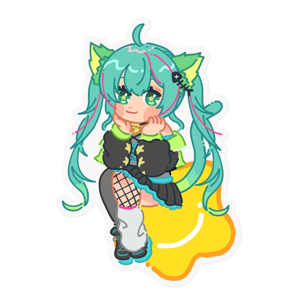 猫星ミント ステッカー(全4種)