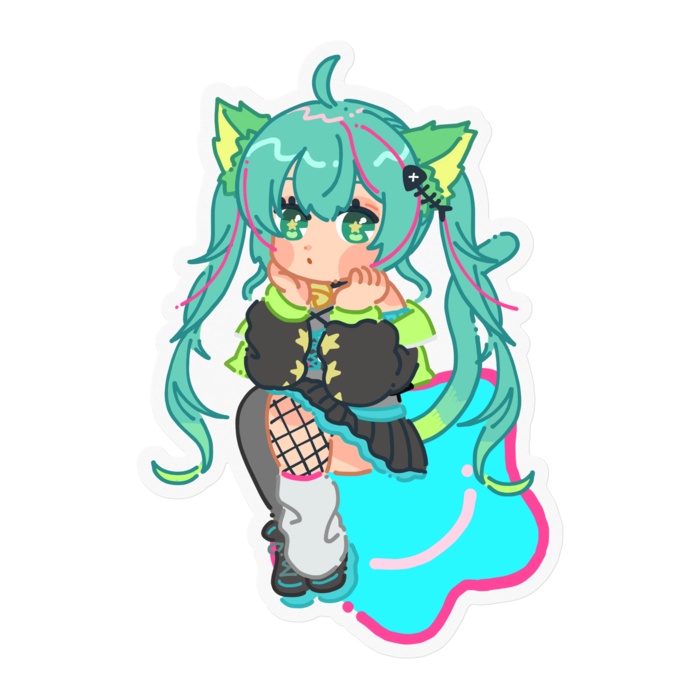 猫星ミント ステッカー(全4種)