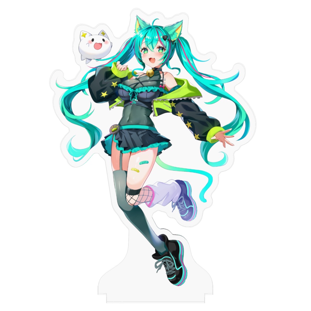【キービジュアル】猫星ミント ツインテ―ル アクリルスタンド