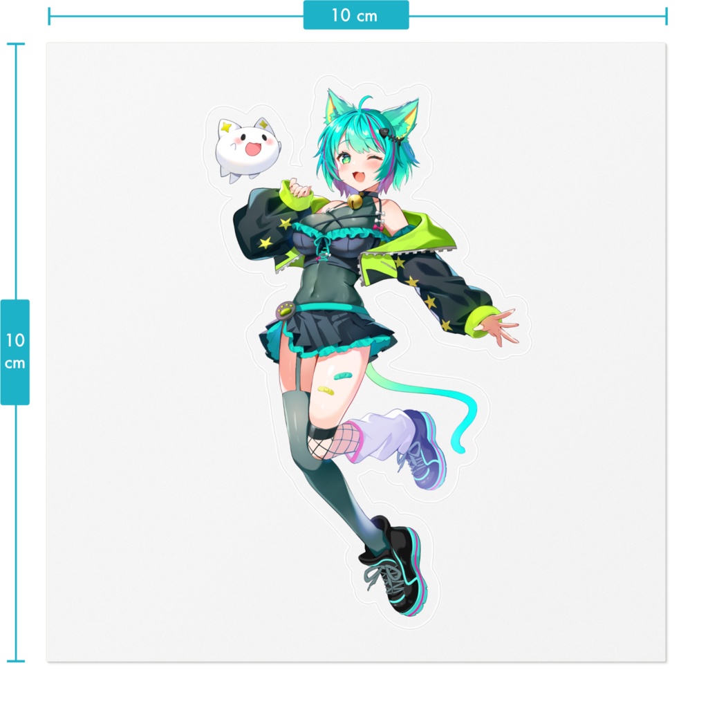 猫星ミント ステッカー(全4種)