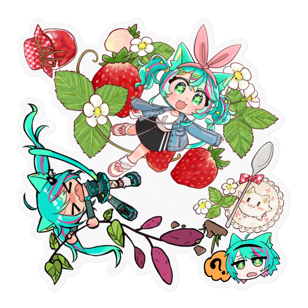 いろいろ猫星 ステッカー(全6種)