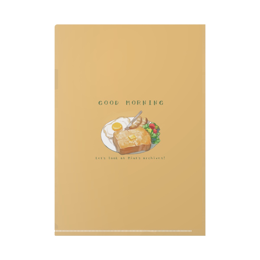 【3周年記念】おだやかな朝 クリアファイル - A4