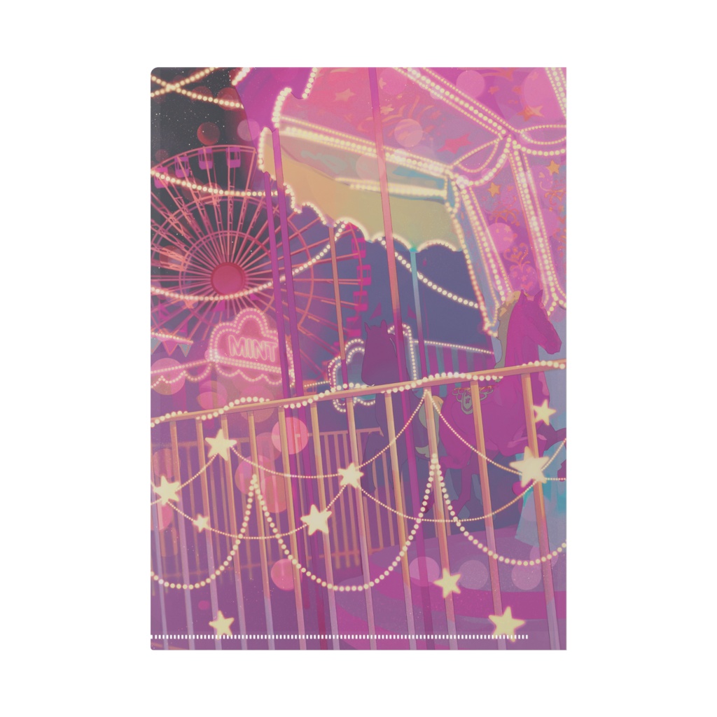 【2024誕生日記念】遊園地デート クリアファイル - A4
