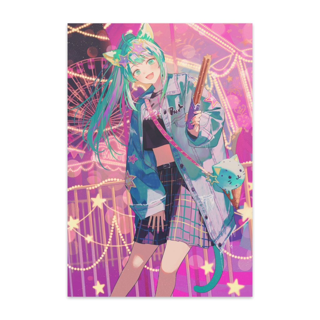 【2024誕生日記念】遊園地デート ポストカード(10枚セット)