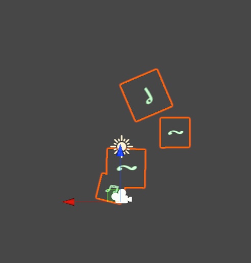 【VRC向け】パステルカラー音符パーティクル