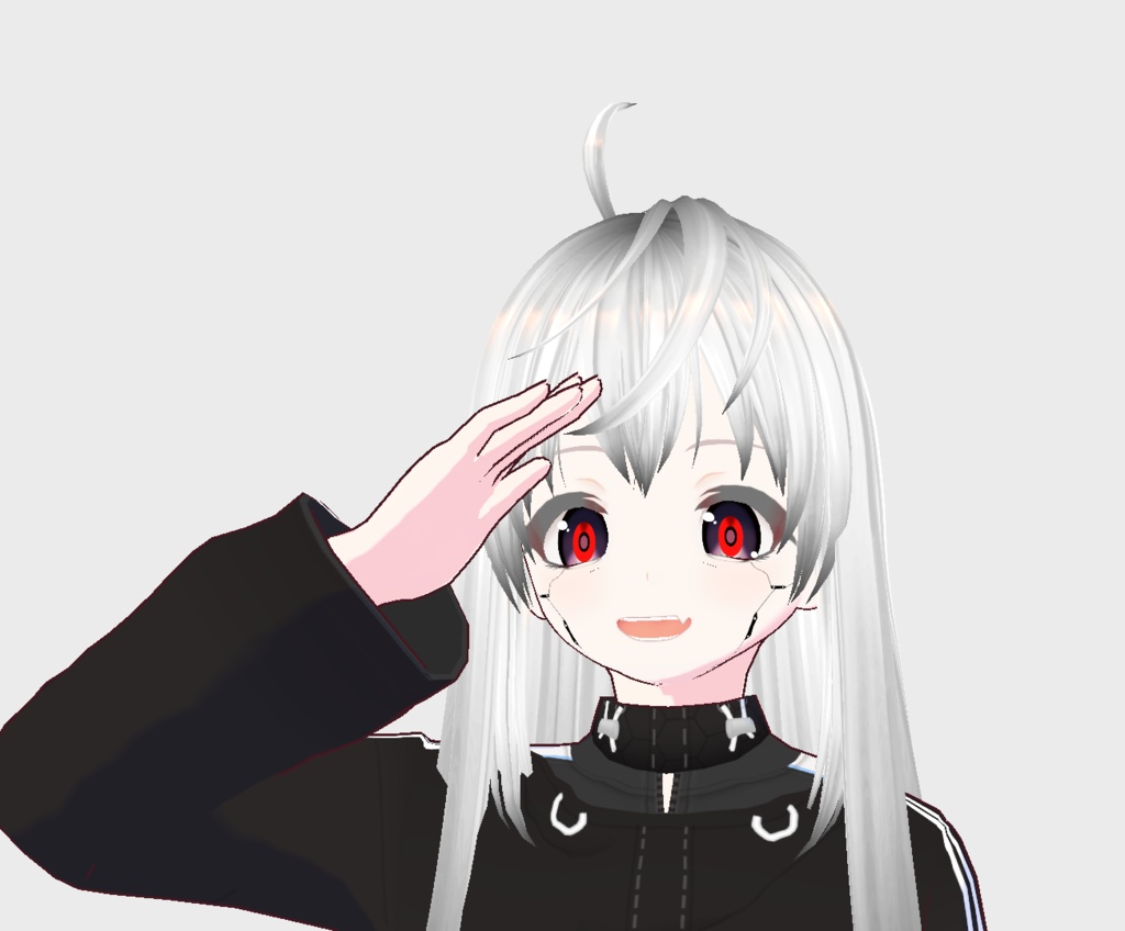 義体風フェイスペイントテクスチャー