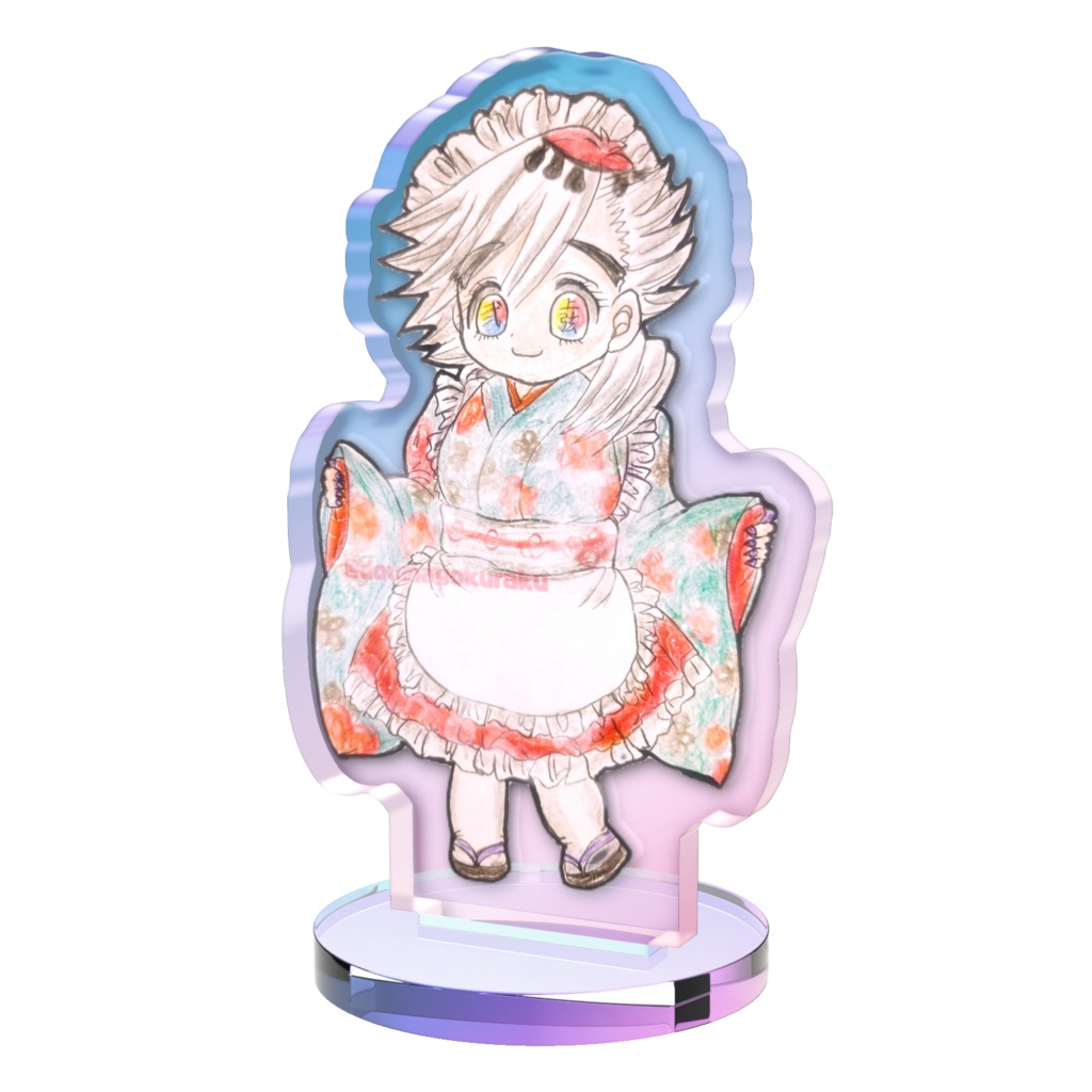 和風メイ童磨ちゃんオーロラアクスタ
