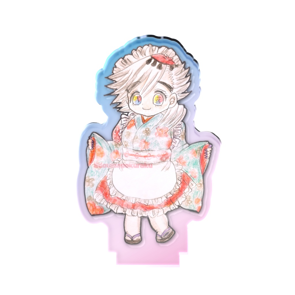 和風メイ童磨ちゃんオーロラアクスタ