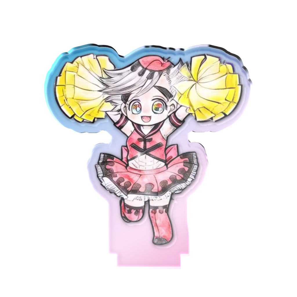 いつも応援してくれるチアどまちゃんアクスタ