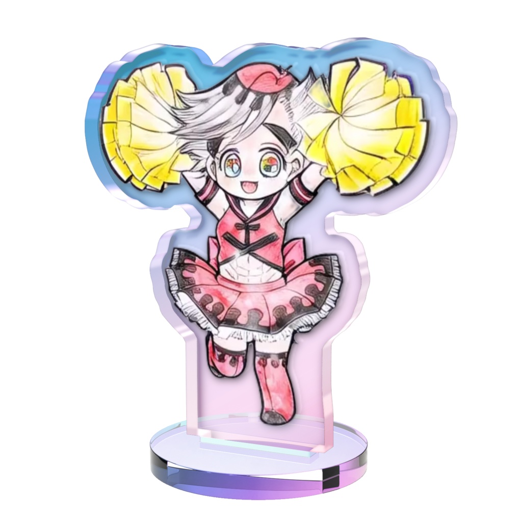 いつも応援してくれるチアどまちゃんアクスタ