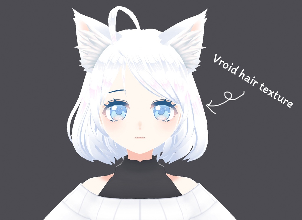 Vroid hair texture