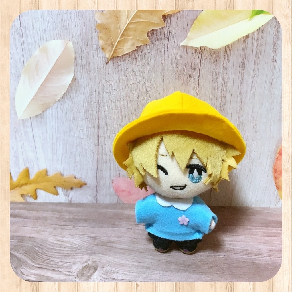 桜並木の入園式(10cmぬい用)