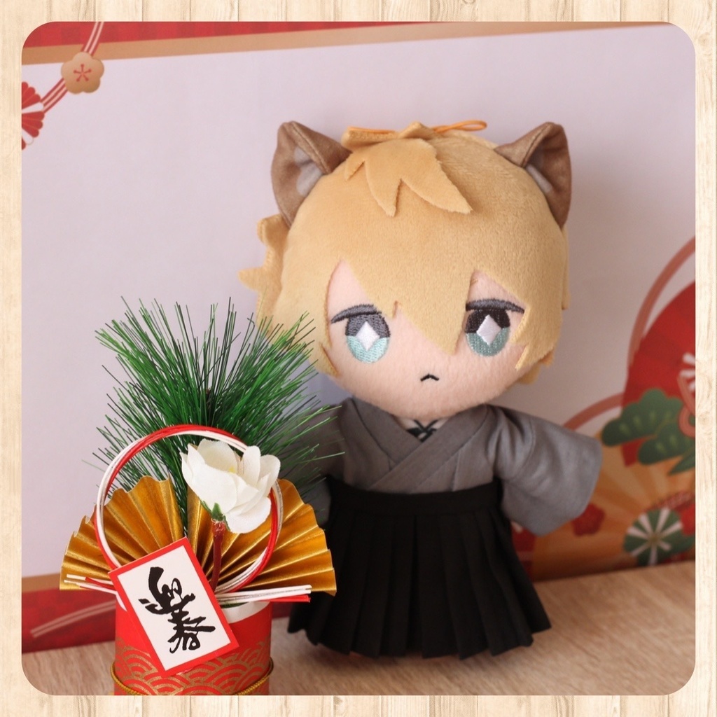 ぬいくんの晴れ着姿