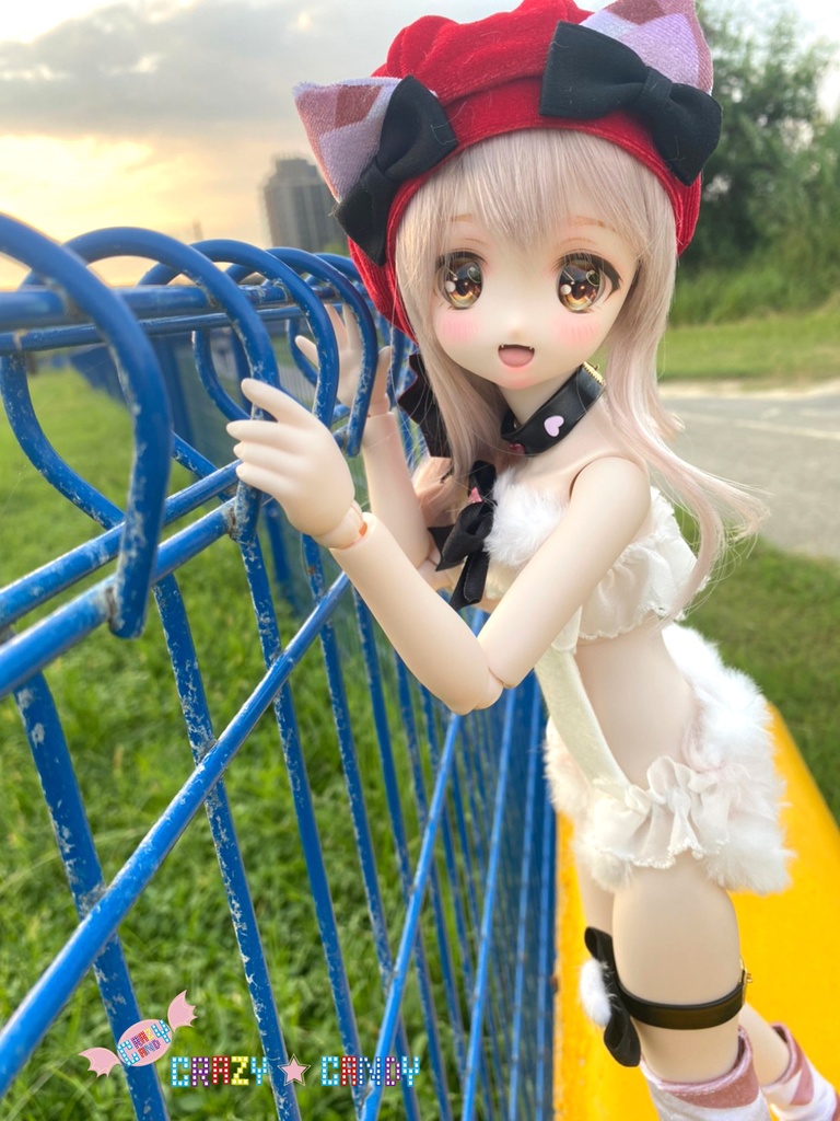 MDD夏ももふもふねこ服5点セット(PINK CAT限定販売)