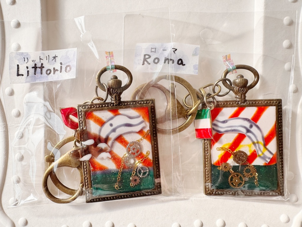 艦これオリジナルレジンキーホルダー【リットリオ】