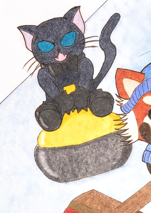 オリジナルキャラ ペンちゃん 冬のカーリング B5