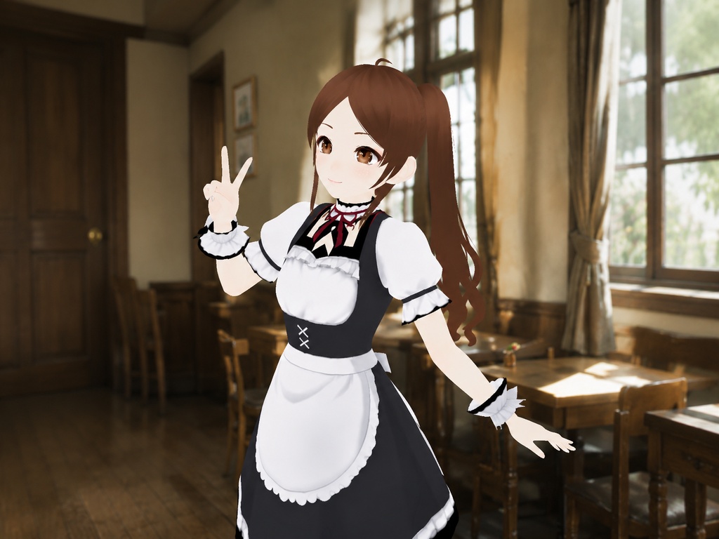 オリジナル3Dモデル「伊佐木 もえ」(Isagi Moe) VR Chat / 商用利用OK