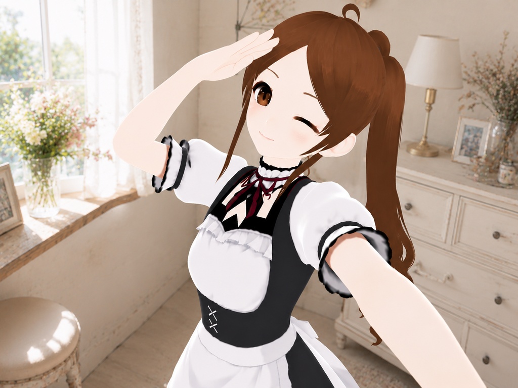 オリジナル3Dモデル「伊佐木 もえ」(Isagi Moe) VR Chat / 商用利用OK