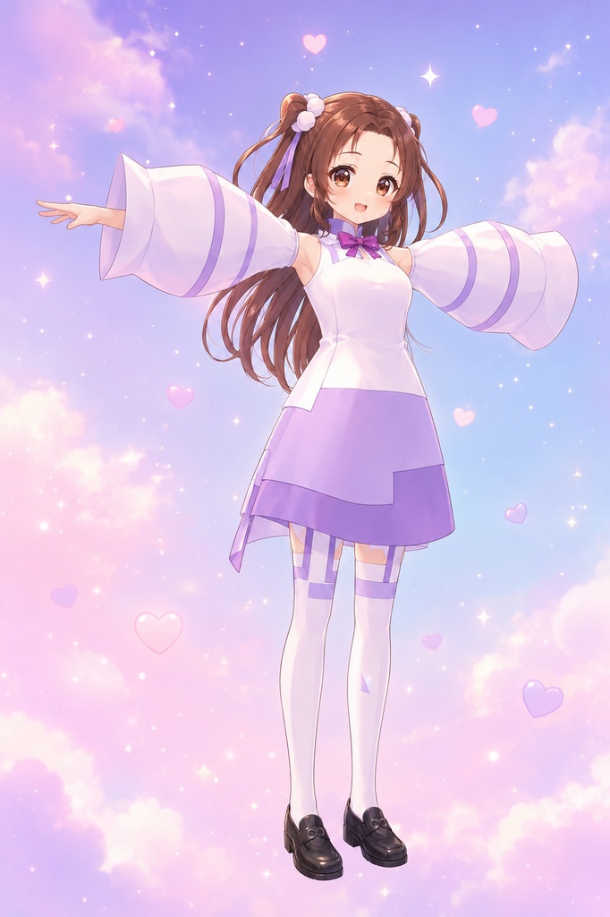 オリジナル3Dモデル「水崎まりの」(Mizusaki Marino) VR Chat&Youtube / 商用利用OK