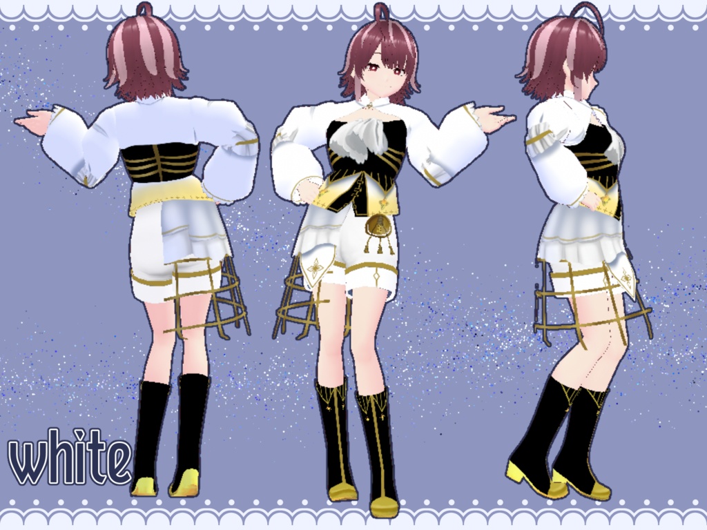 【Vroid衣装】スターライトウェア【無料版あり】