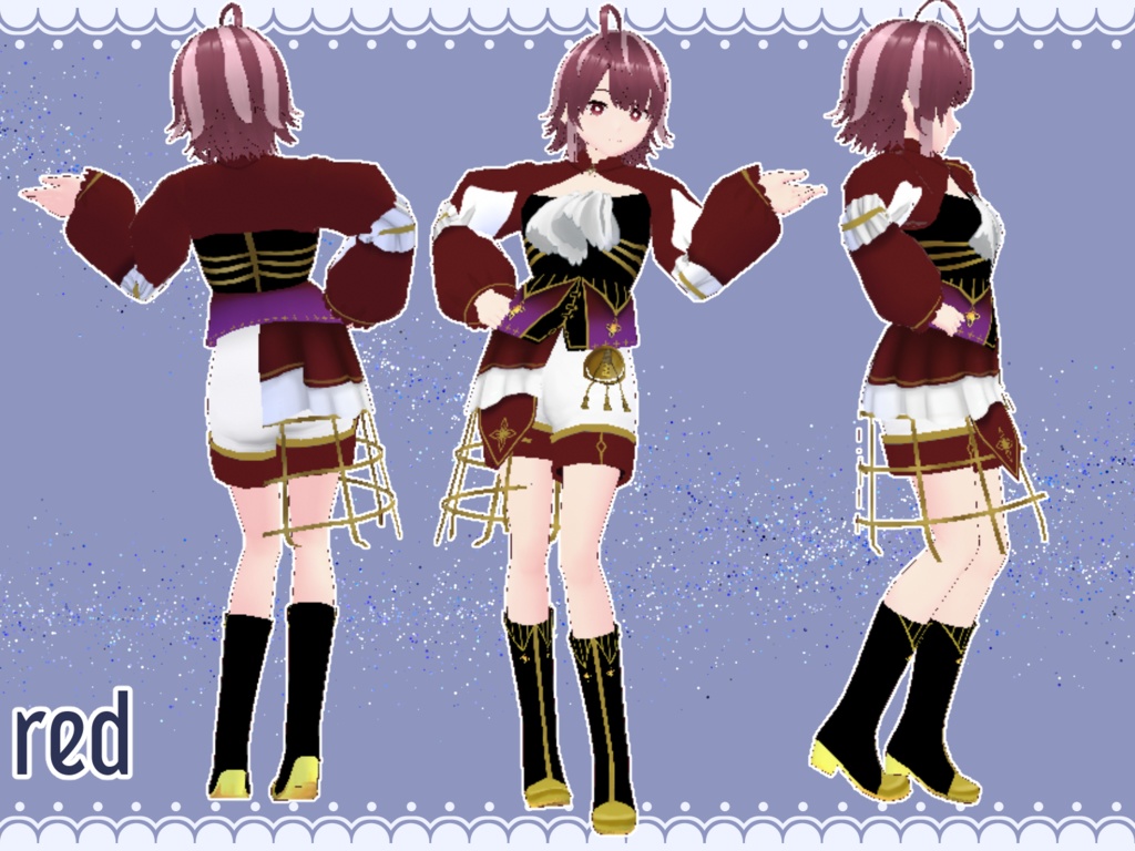 【Vroid衣装】スターライトウェア【無料版あり】