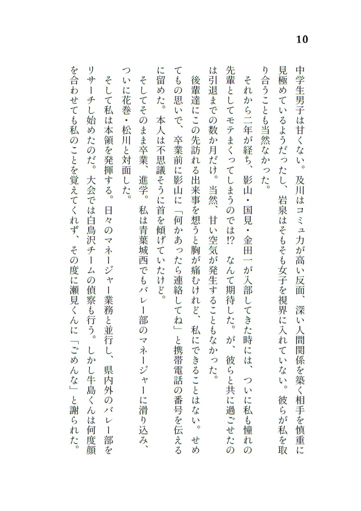 SIDE:blue 転生夢主わたし、誰とも結ばれなかった結果