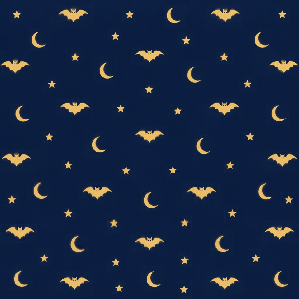 ハロウィン デジタルペーパー かぼちゃ 黒猫 他|黒ネイビー背景 Halloween Digital Paper Jack-o’-lantern and Black cat etc.|Black Navy Background