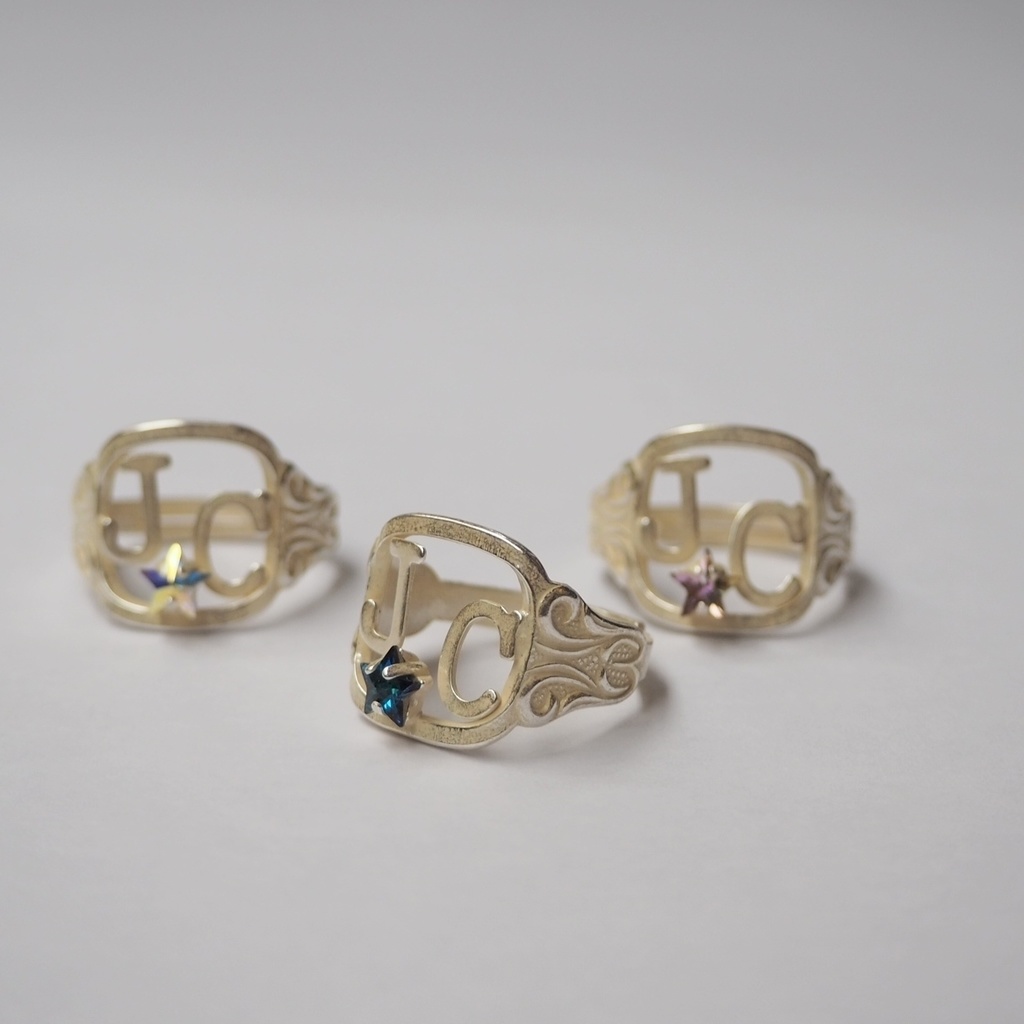 ダブルイニシャルリング(JC)