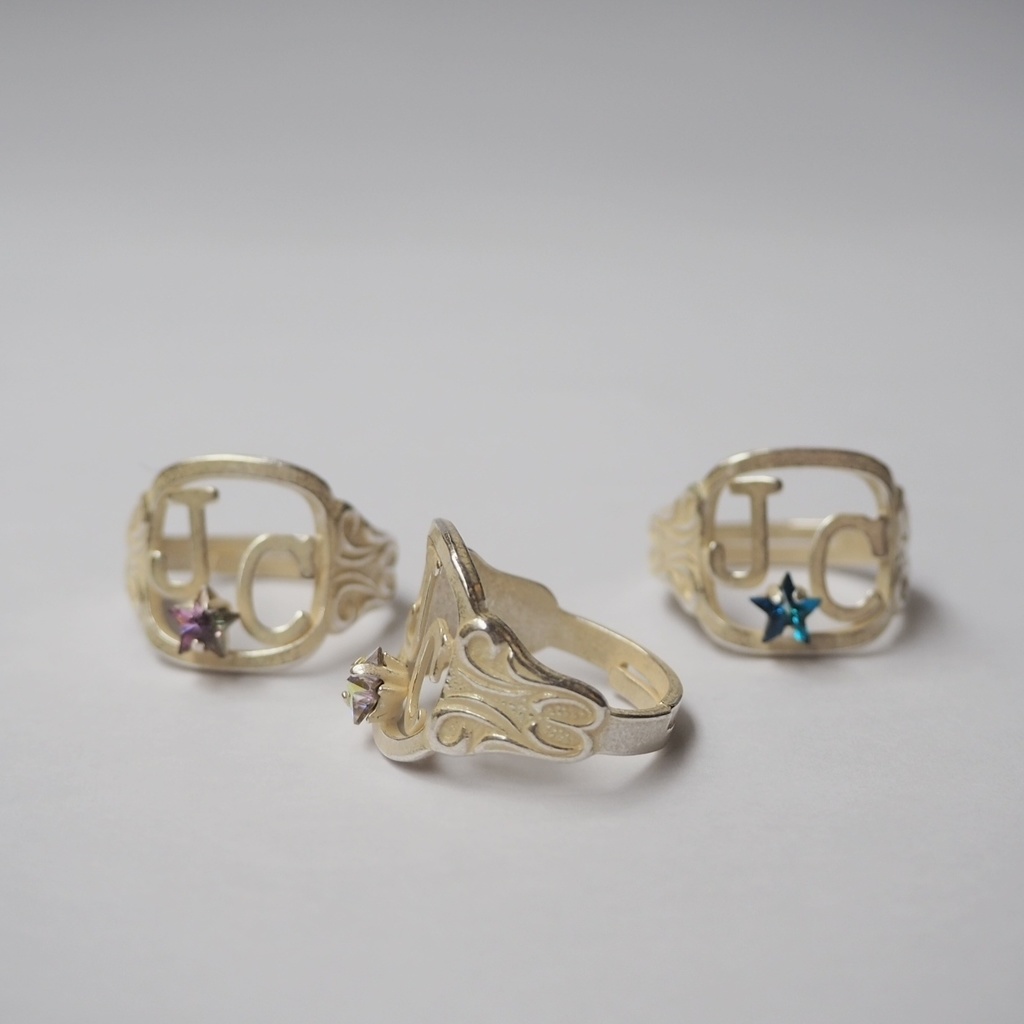 ダブルイニシャルリング(JC)