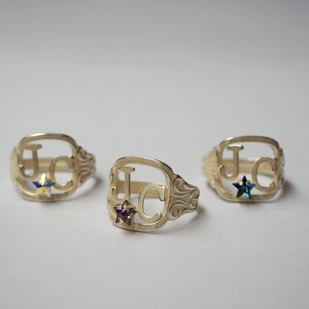 ダブルイニシャルリング(JC)