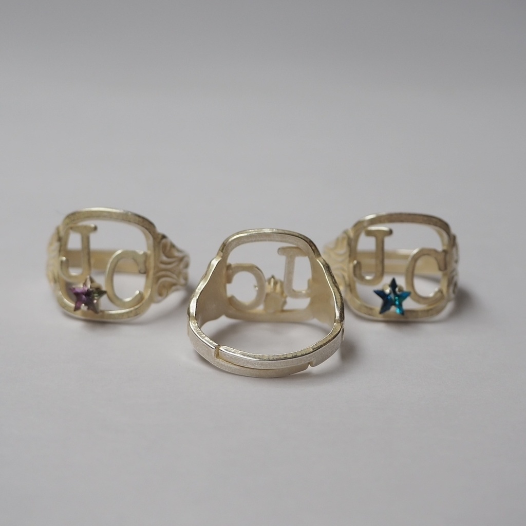 ダブルイニシャルリング(JC)