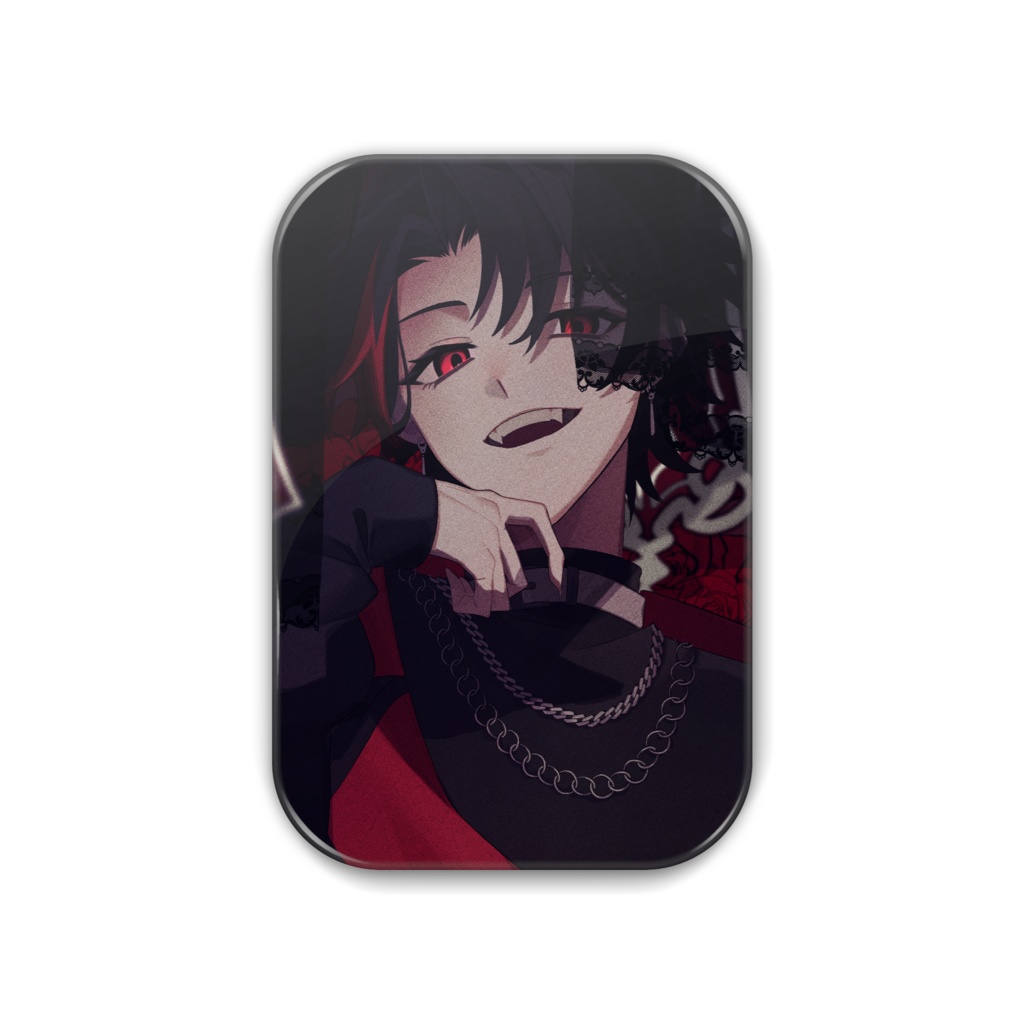 誘惑悪魔缶バッジ