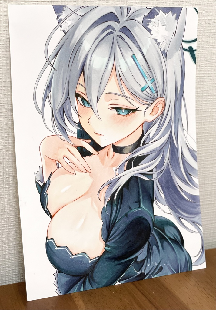 【原画】ブルーアーカイブ シロコテラー ブルアカ ファンアート 一点物