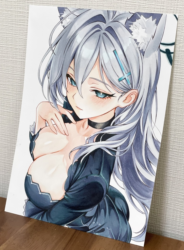 【原画】ブルーアーカイブ シロコテラー ブルアカ ファンアート 一点物