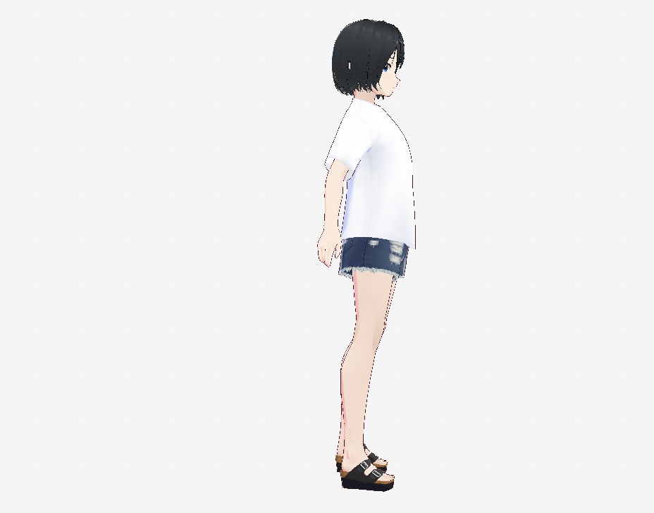 自信なさげちゃん 夏の普段着