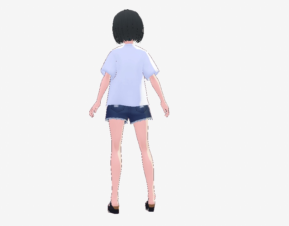 自信なさげちゃん 夏の普段着