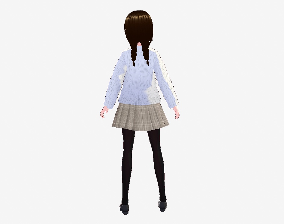 三つ編みのお姉さん