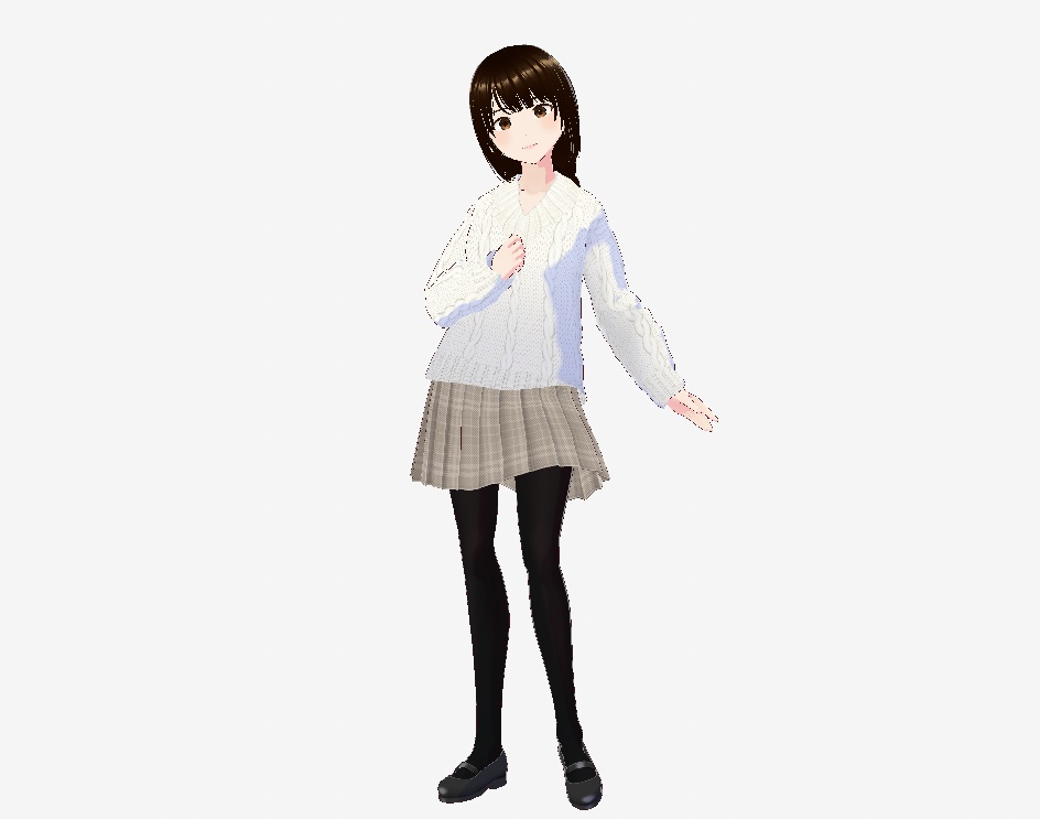 三つ編みのお姉さん