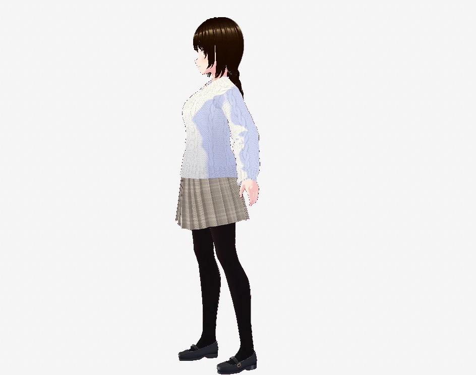 三つ編みのお姉さん