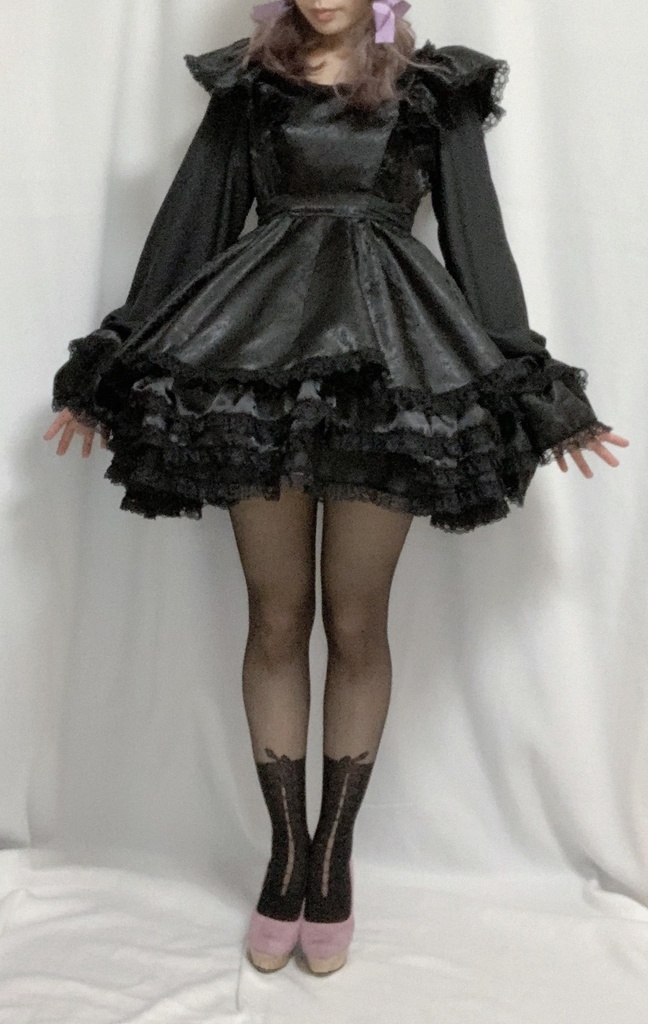 【即納】一点物ミニ丈 ロリータ ワンピース